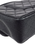 CHNL 1994 Classic Flap Handbag Medium Black Caviar