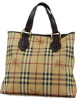 BBERRY Beige House Check Tote HandBag