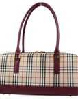 BBERRY Beige Nova Check HandBag