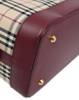 BBERRY Beige Nova Check HandBag