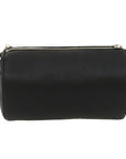 CHRISTIAN DOR Atelier Roller Bag Shoulder Bag Leather Black Auth A