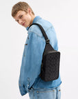 Sullivan Pack In Signature Canvas (Gunmetal/Charcoal/Black)