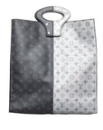Black LV Split Monogram Eclipse North South Tote