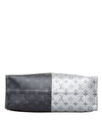 Black LV Split Monogram Eclipse North South Tote
