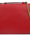 (WMNS) GCCI Double G Buckle Leather Messenger Bag Chain Large Red Handbag -CAOG-