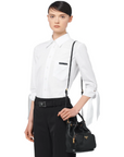 PRD Duet Leather Shoulder Bag