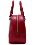 (WMNS) GCCI Logo Embossing Cowhide handbag Red Classic -BMJG-