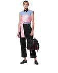 PRD Black Nylon Backpack Red