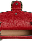(WMNS) GCCI Dionysus Series Leather Bag Single-Shoulder Bag MIni-Size Red -CAOGX-