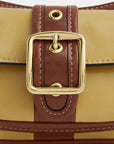 Ashton Mini Shoulder Bag (Gold/Redwood Multi)