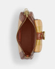 Ashton Mini Shoulder Bag (Gold/Redwood Multi)
