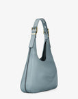 Nolita Large Nubuck Hobo Shoulder Bag (CHAMBRAY)