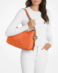 Nolita Medium Nubuck Shoulder Bag (MIMOSA)
