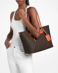 Jet Set Travel Medium Signature Logo Tote Bag (MIMOSA)