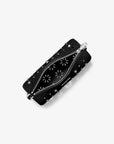 Izzy Small Pebbled Leather Barrel Pochette (BLACK)