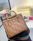GCCI Diana Handbag Bamboo Handle Tote