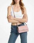 Medium Logo Convertible Crossbody Bag (LT POWDER BLUSH)