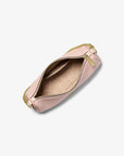 Carmela Medium Pebbled Leather Convertible Crossbody Bag (POWDER BLUSH)