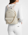Slater Medium Signature Logo Backpack (LT CRM MULTI)