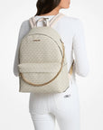 Slater Large Signature Logo Backpack (LT CRM MULTI)