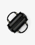 Marilyn Small Leather Satchel (BLACK)