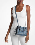 Mina Small Chain Convertible Crossbody Bag (DENIM)