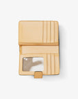 Medium Crossgrain Leather Wallet (HONEYWHEAT)