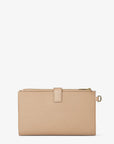 Jet Set Large Leather Smartphone Wristlet Wallet (CAMEL)