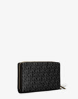Jet Set Large Signature Logo Smartphone Wallet (BLACK)