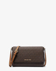 Medium Logo Convertible Crossbody Bag (BROWN)
