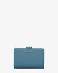 Medium Saffiano Leather Wallet (DENIM)