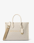 Mirella Medium Signature Logo Tote Bag (LT CRM MULTI)