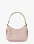 Jet Set Small Signature Logo Convertible Crossbody Bag (POWDER BLUSH)
