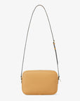 Jet Set Large Pebbled Leather Camera Crossbody Bag (HONEYWHEAT)