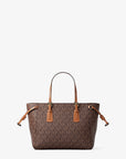 Voyager Extra-Small Signature Logo Convertible Crossbody Bag (BROWN)