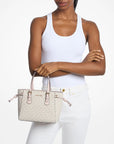 Voyager Extra-Small Signature Logo Convertible Crossbody Bag (PWD BLSH MLT)