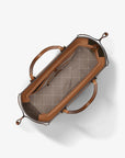 Voyager Large Saffiano Leather Tote Bag (LUGGAGE)
