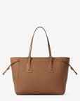 Voyager Large Saffiano Leather Tote Bag (LUGGAGE)