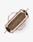 Voyager Large Saffiano Leather Tote Bag (POWDER BLUSH)