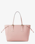 Voyager Large Saffiano Leather Tote Bag (POWDER BLUSH)