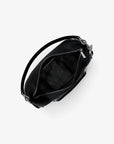 Merritt Small Pebbled Leather Convertible Crossbody Bag (BLACK)