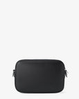 Jet Set Large Pebbled Leather Camera Crossbody Bag (BLACK)