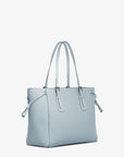 Voyager Large Saffiano Leather Tote Bag (PALE OCEAN)