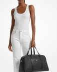 Jet Set Travel Extra-Large Signature Logo Weekender Bag (BLACK)