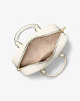 Thompson Pebbled Leather Satchel (LT CREAM)