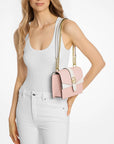 Greenwich Small Color-Block Signature Logo Crossbody Bag (PWD BLSH MLT)
