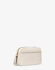Jet Set Travel Medium Leather Messenger Bag (LT CREAM)