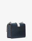 Greenwich Small Color-Block Signature Logo Crossbody Bag (ADMIRL MULTI)