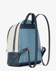 Rhea Medium Color-Block Signature Logo Backpack (DENIM MULTI)