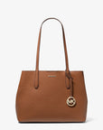 Avalon Medium Pebbled Leather Tote Bag (LUGGAGE)